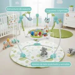 MUNDO ONLINE - Baby jumper multifunción con música y luces
