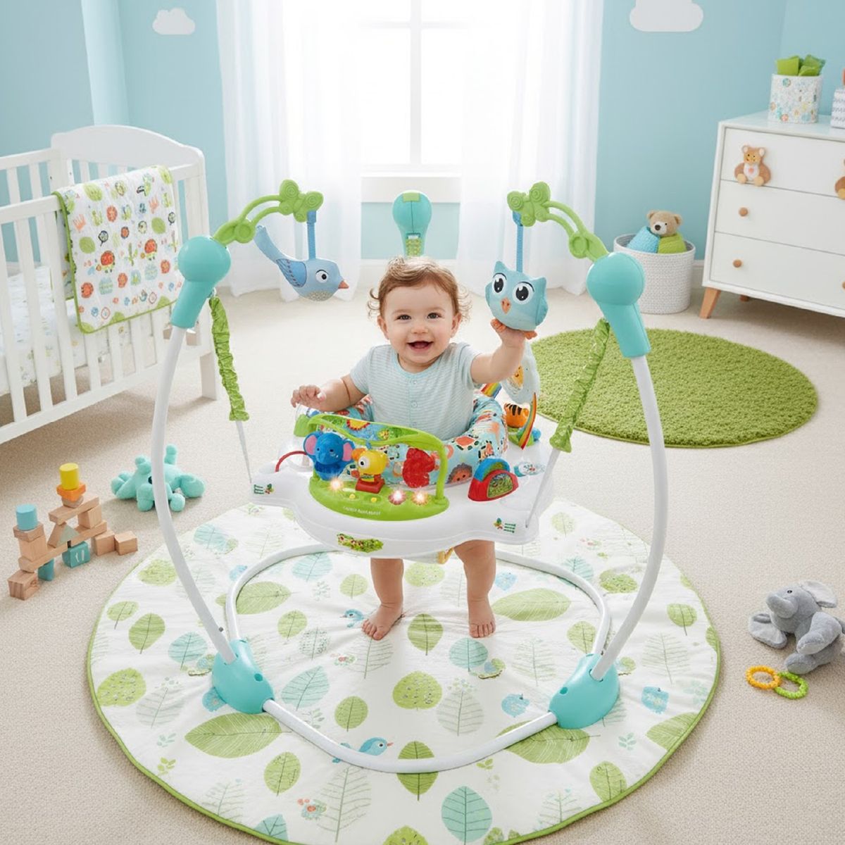 MON PETIT - Baby jumper multifunción con música y luces