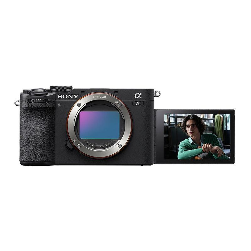 SONY - Cámara Profesional Compacta Full Frame Mirrorless ILCE-7CM2 Negra
