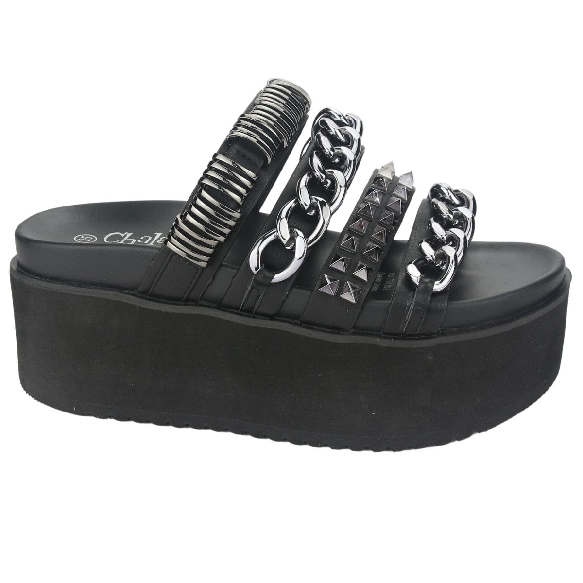 CHALADA - Sandalia Mujer Negro Casual Chalada Viru-27