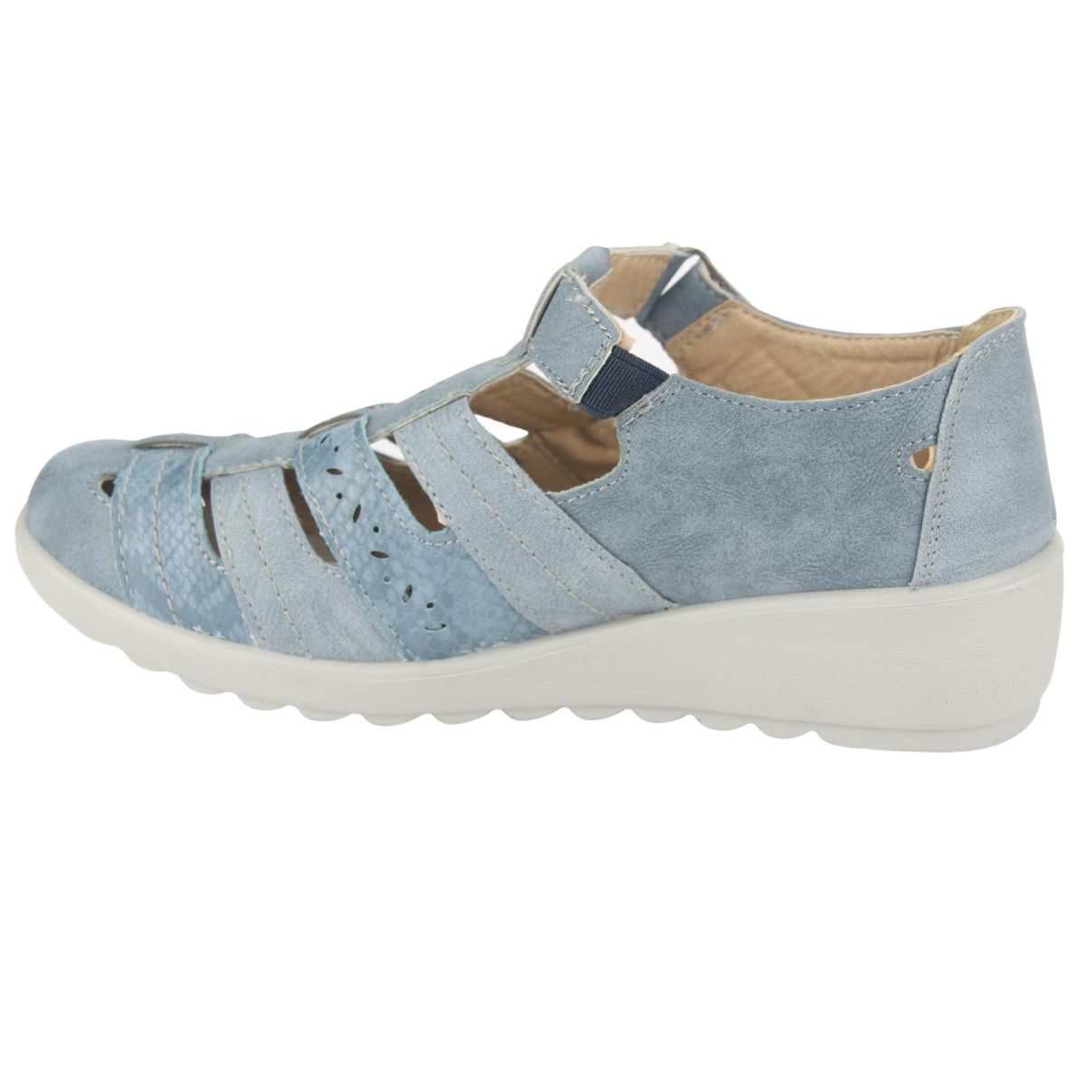 CHALADA - Mocasin Mujer Azul Casual Chalada Deza-2