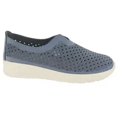 CHALADA - Mocasin Mujer Azul Marino Casual Duster-1