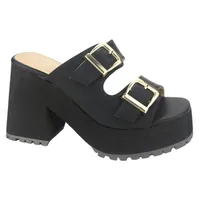 Sandalia Mujer Negro Casual Viva-5