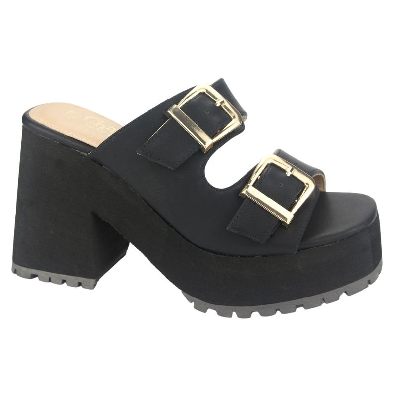 CHALADA - Sandalia Mujer Negro Casual Chalada Viva-5