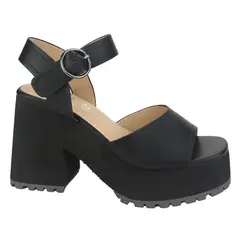 CHALADA - Sandalia Mujer Negro Casual Viva-6