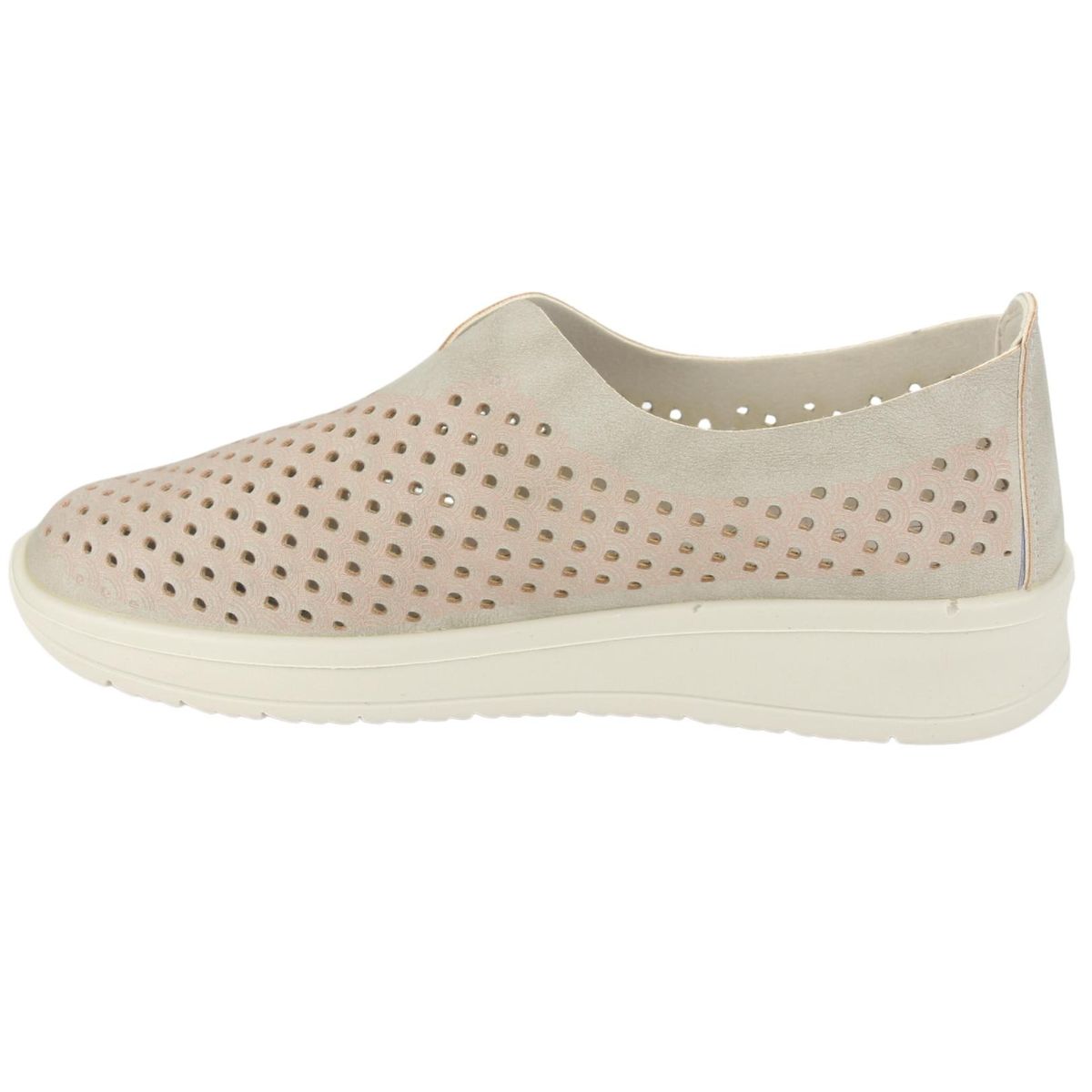 CHALADA - Mocasin Mujer Taupe Casual Chalada Duster-1