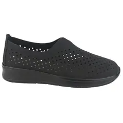 CHALADA - Mocasin Mujer Negro Casual Duster-1