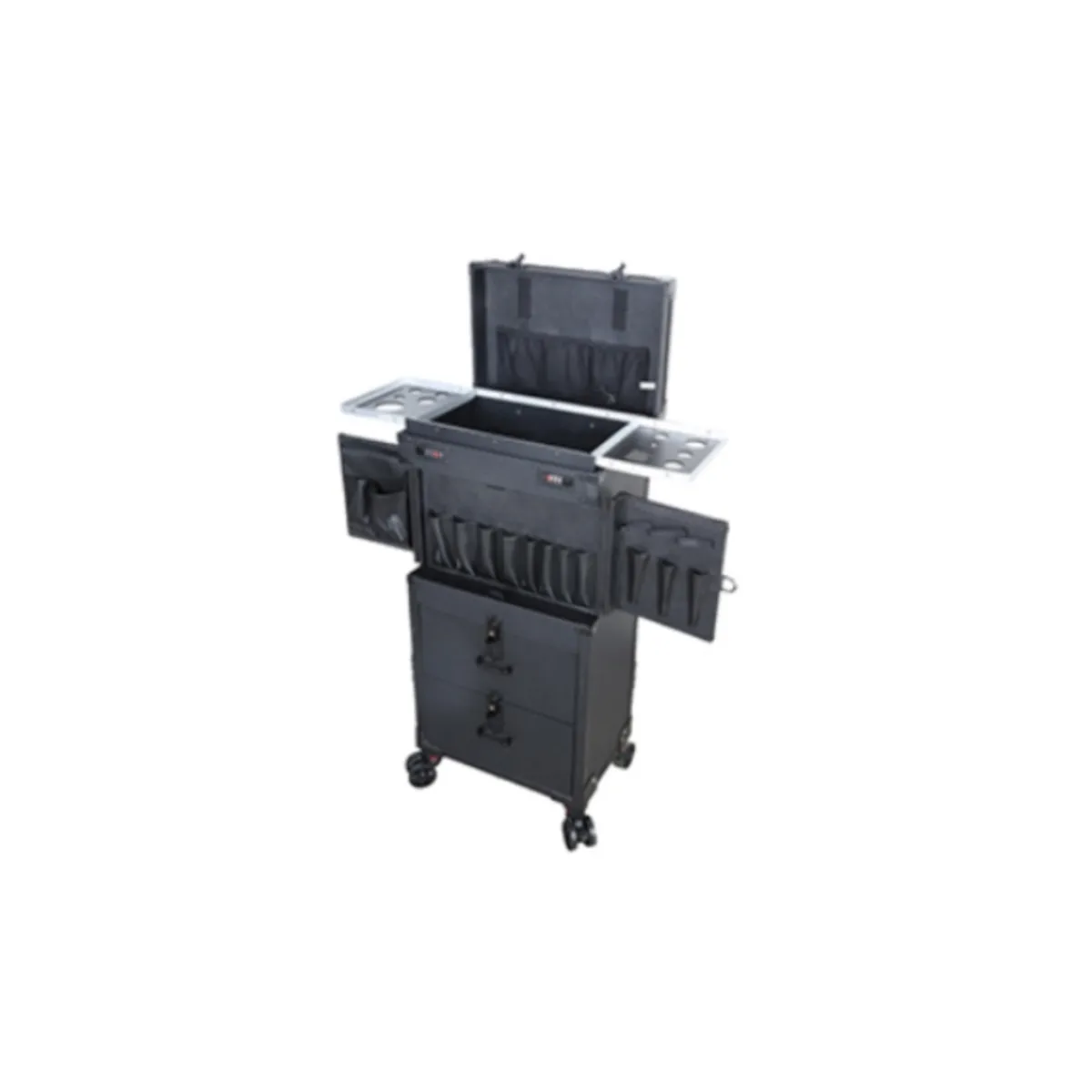 GENERICO - Maleta Porta Accesorios Peluqueria Maquillaje Manicure Negra