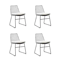 BOKAN - Pack 4 Sitiales de Terraza Laura