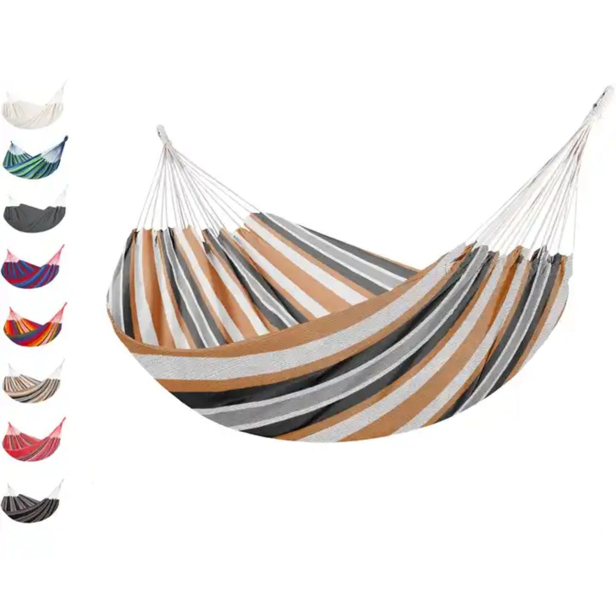 GENERICO - Hamacas 100% Algodón Premium 2 Plazas