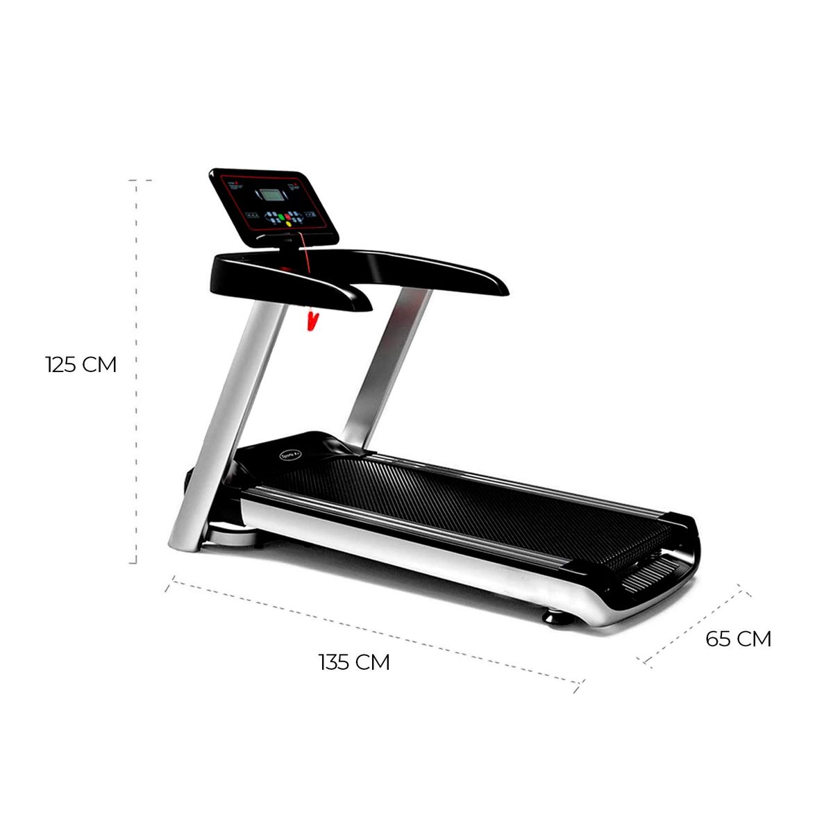 SPORTIME - Trotadora Eléctrica 13 Km/hr Sportime A8 PRO 3 Plegable