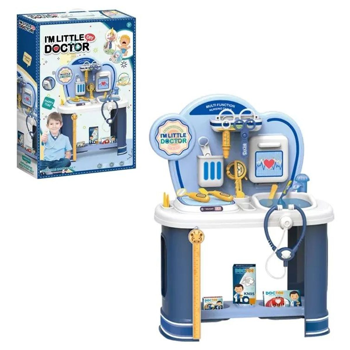 GENERICO - Set Mesa Juguete Didactica De Doctor