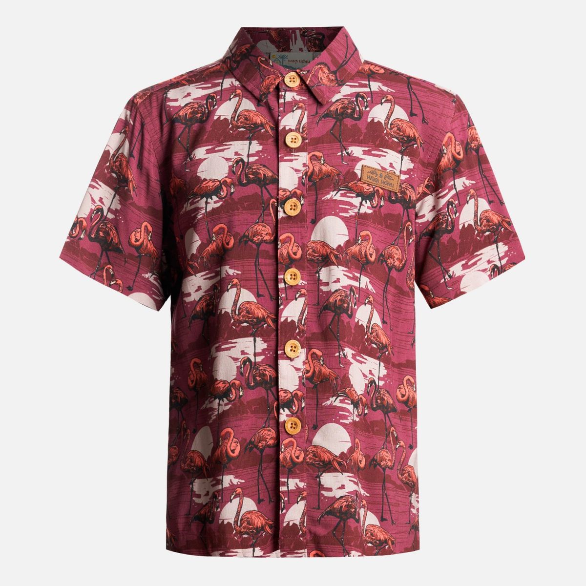 HAKA HONU - Camisa Niño Good Kid Print Vino Haka Honu