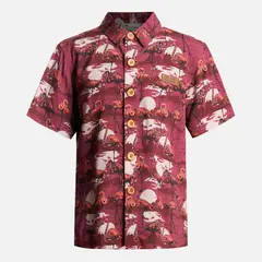 HAKA HONU - Camisa Niño Good Kid Print Vino