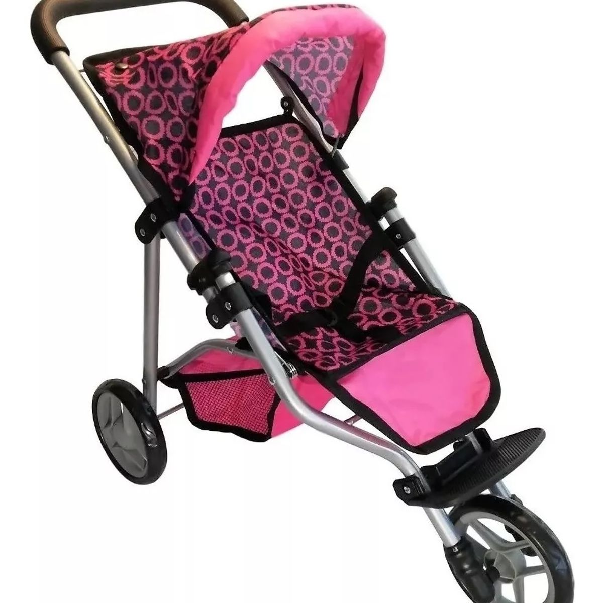 BESTOYS - Coche muñeca jogger Bestoys, 3 ruedas plegable metalico