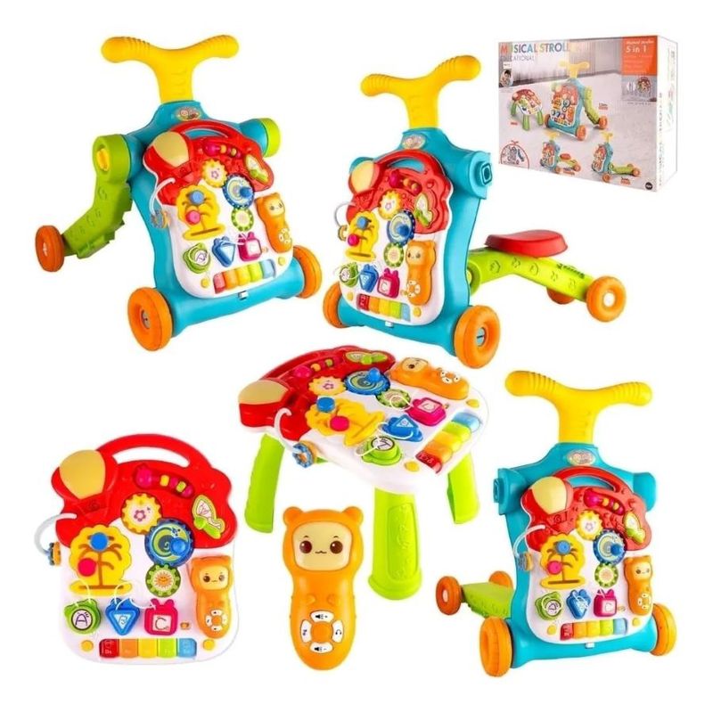 GENERICO - Caminador Para Bebe Scooter Musical Multifuncional 5 En 1