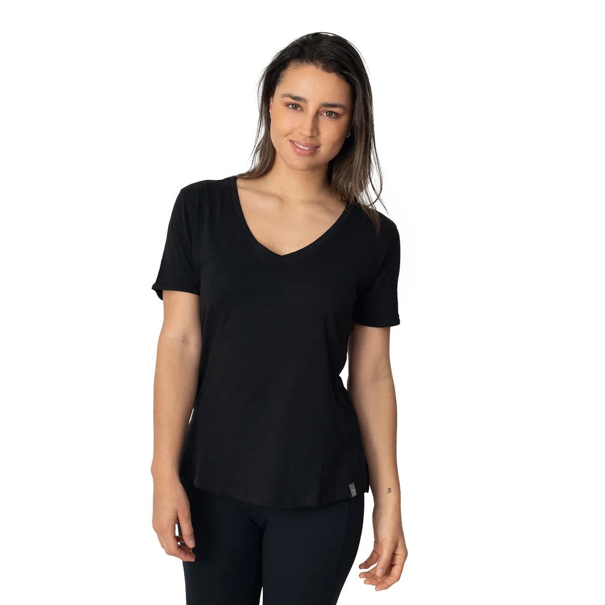 LENGA - Polera Tara Escote en V Sustentable Lenga®