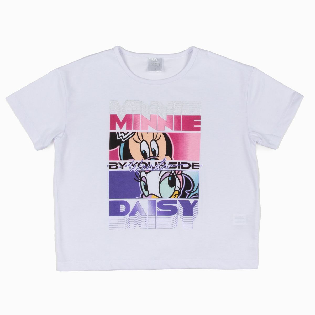 DISNEY - Polera Niña Minnie & Daisy Blanco Disney