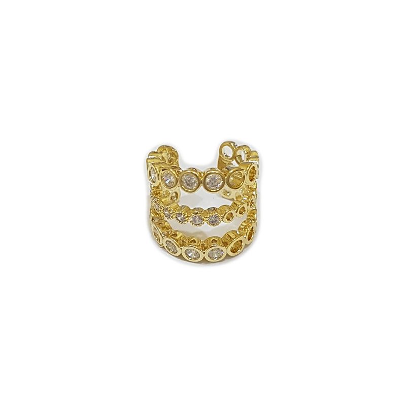 GENERICO - Aro A Presión Earcuff Puntos Bella