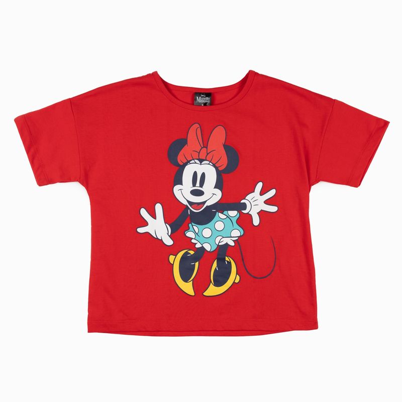 DISNEY - Polera Niña Baila Minnie Rojo Disney