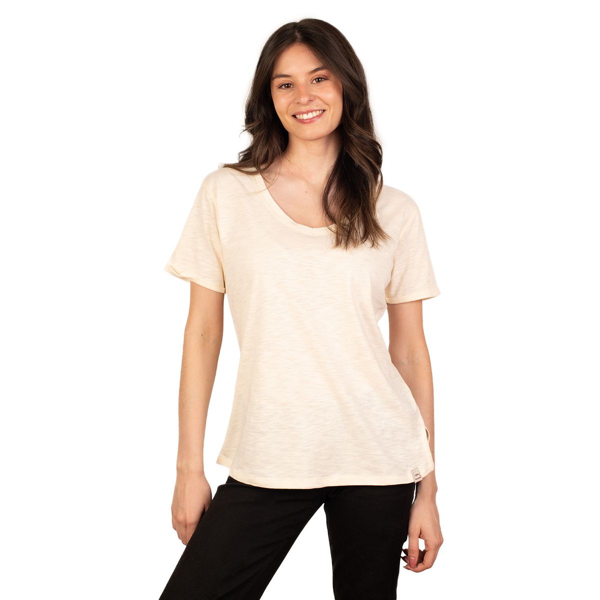 LENGA - Polera Tara Escote en V Sustentable Lenga®