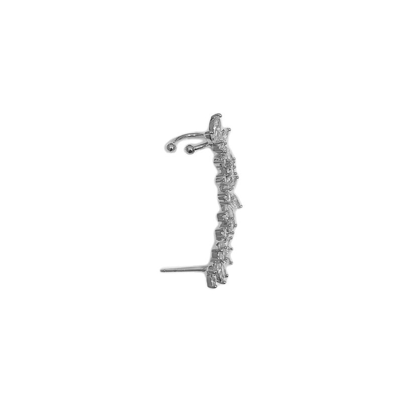 GENERICO - Aro Trepador A Presión Earcuff Destello  Flor