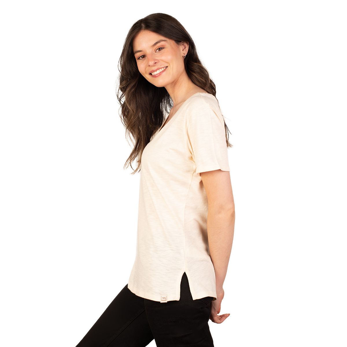 LENGA - Polera Tara Escote en V Sustentable Lenga®