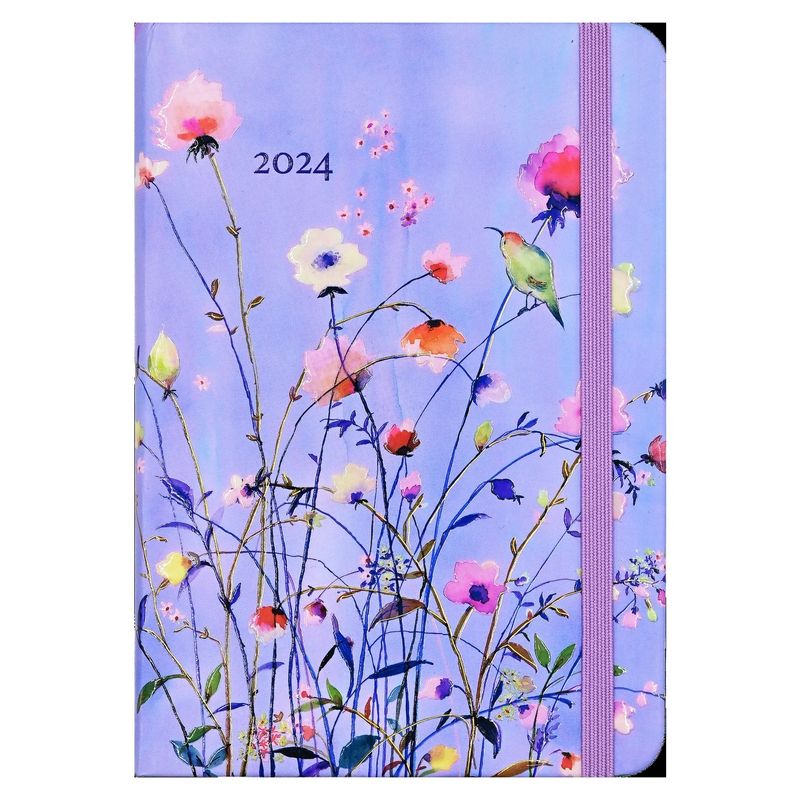 ANTARTICA LIBROS - Agenda 2024 Semanal 16 Meses Lavender Wildflowers