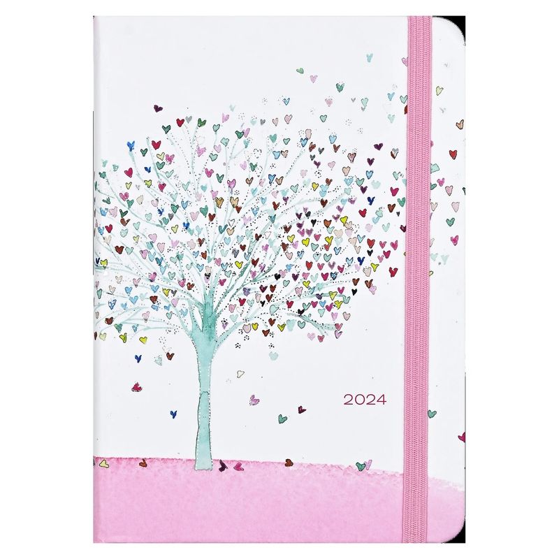 ANTARTICA LIBROS - Agenda 2024 Semanal 16 Meses Tree Of Hearts