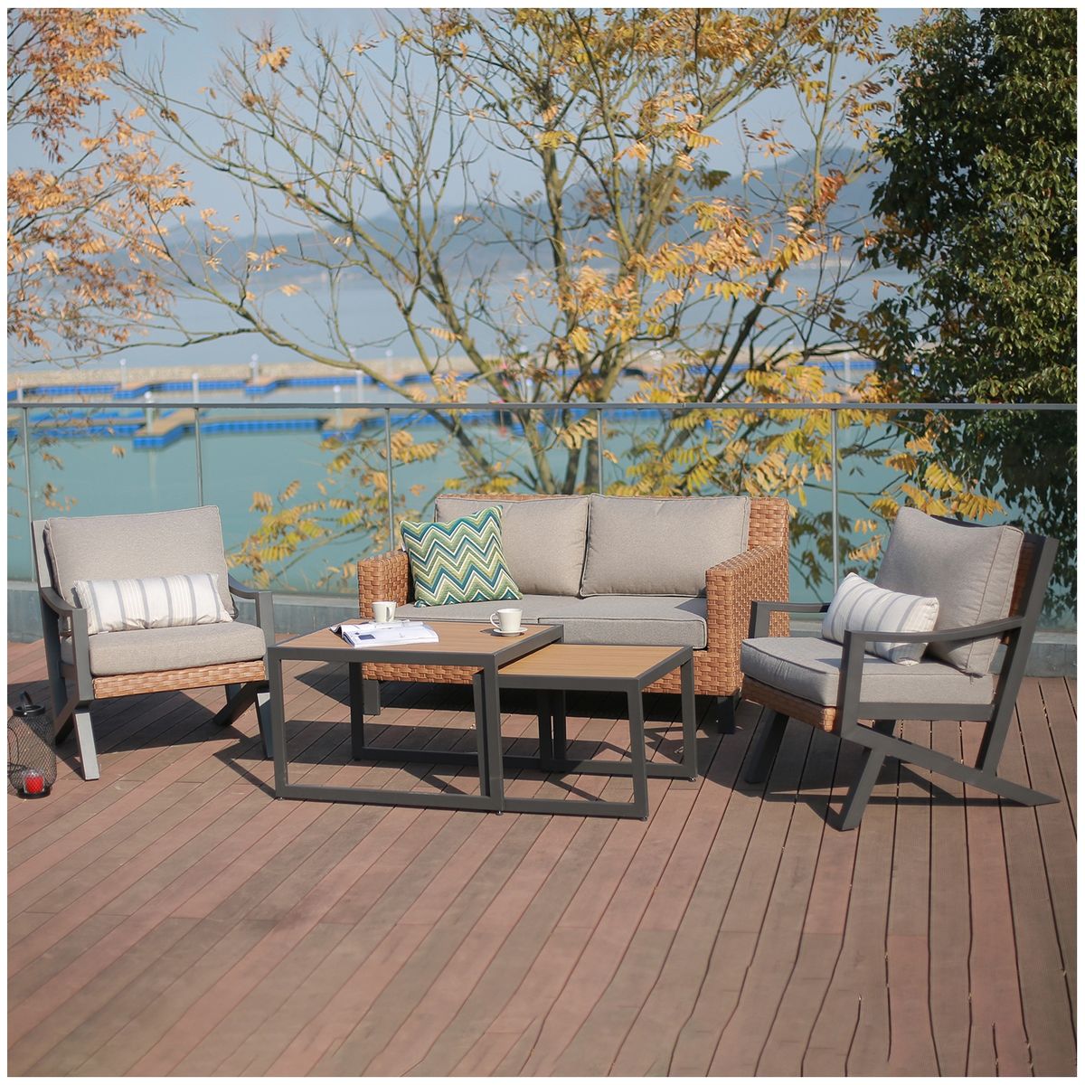 GENERICO - Juego de living Terraza Mara 4 personas