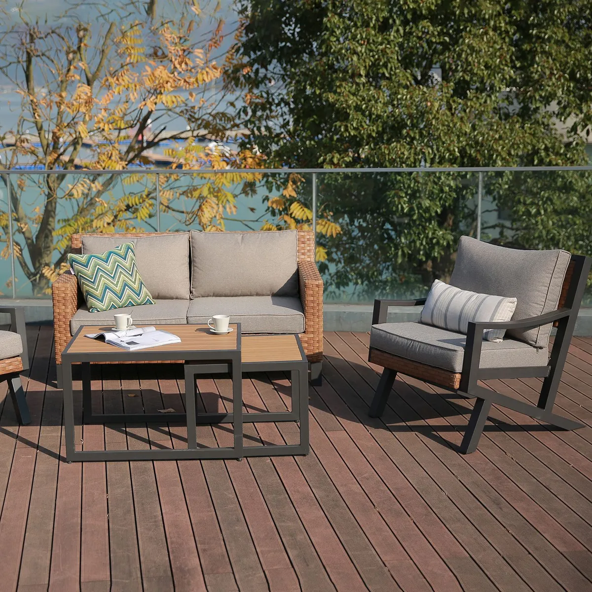 GENERICO - Juego de living Terraza Mara 4 personas