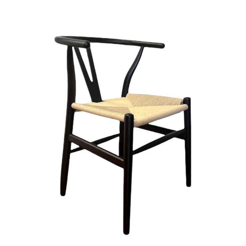 SERCOMKP - Silla Wishbone Madera Negra