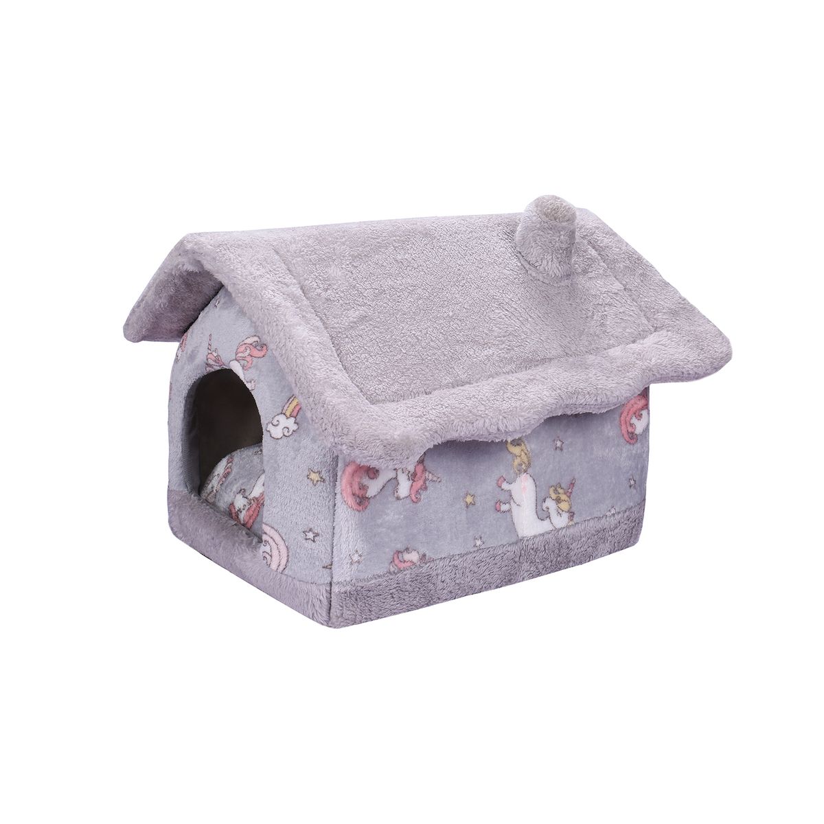 GENERICO - Casa de Felpa Para Mascotas Tamaño Mediano