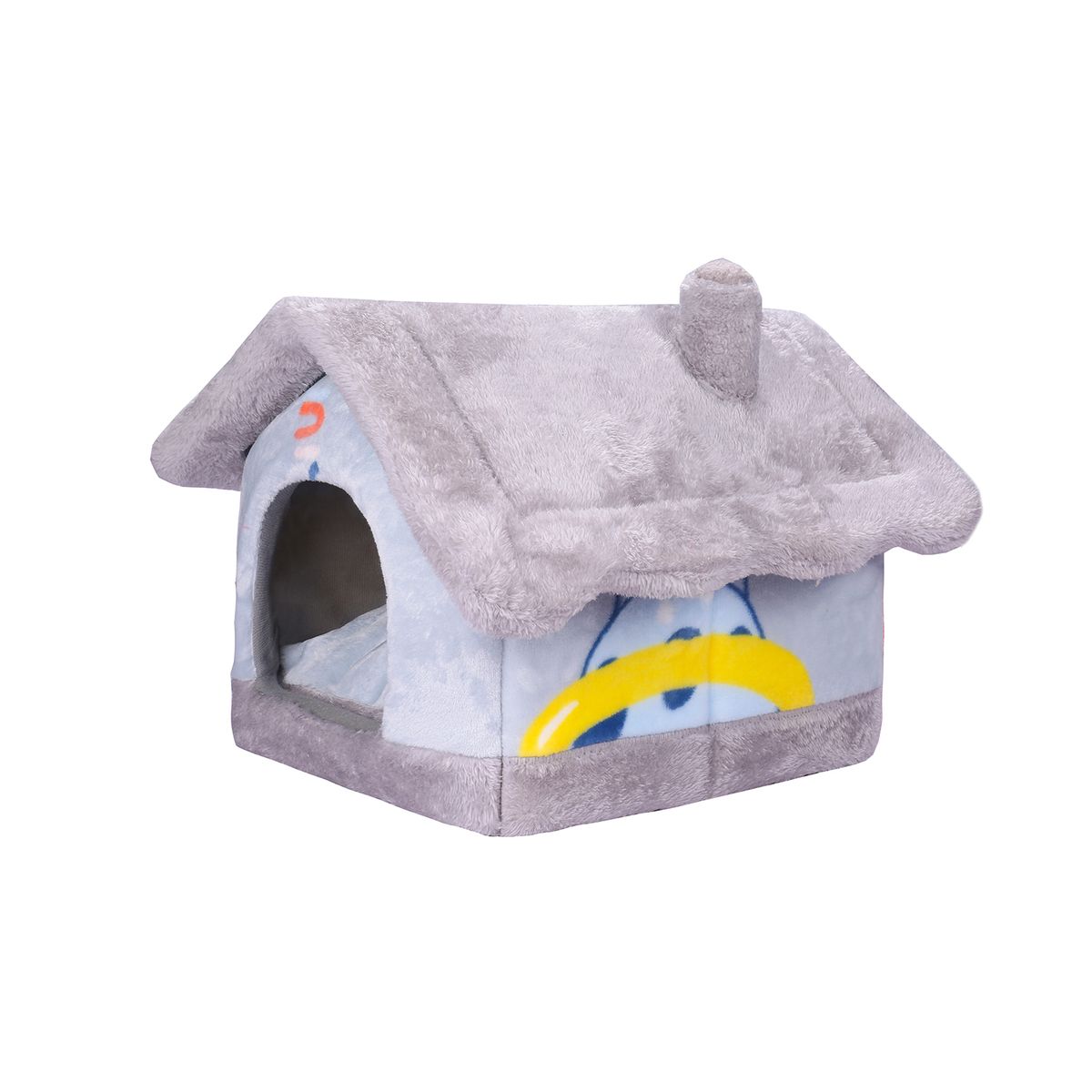 GENERICO - Casa de Felpa Para Mascotas Tamaño Mediano