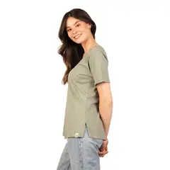 LENGA - Polera Tara Escote en V Sustentable Lenga®