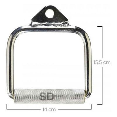 Imagen 2 del producto Pack 2 Agarre de Polea Simple Manilla Fitness