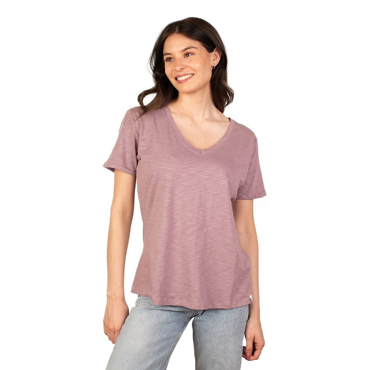 LENGA - Polera Tara Escote en V Sustentable Lenga®