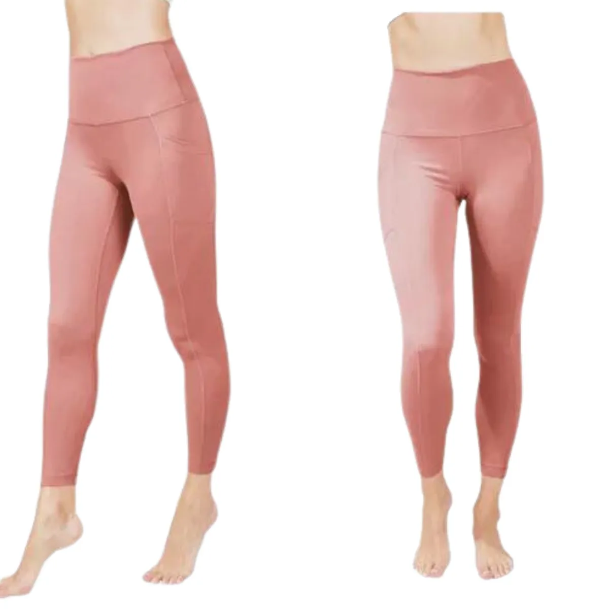 LOOK SHOP - Calza Lycra Dupont Mujer Tiro Alto Deportivo Casual 556