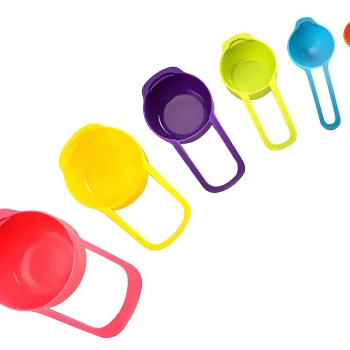 GENERICO - 6 Cucharas Medidoras Cocina Repostería Medida Tazas