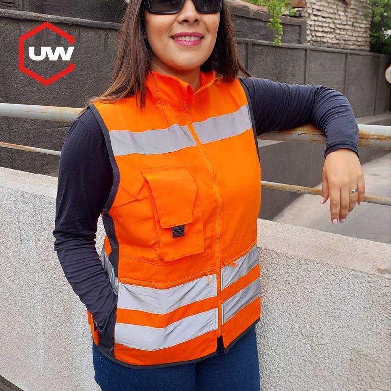 ACTIVEX Chaleco Geologo Canvas Activex Mujer Naranjo