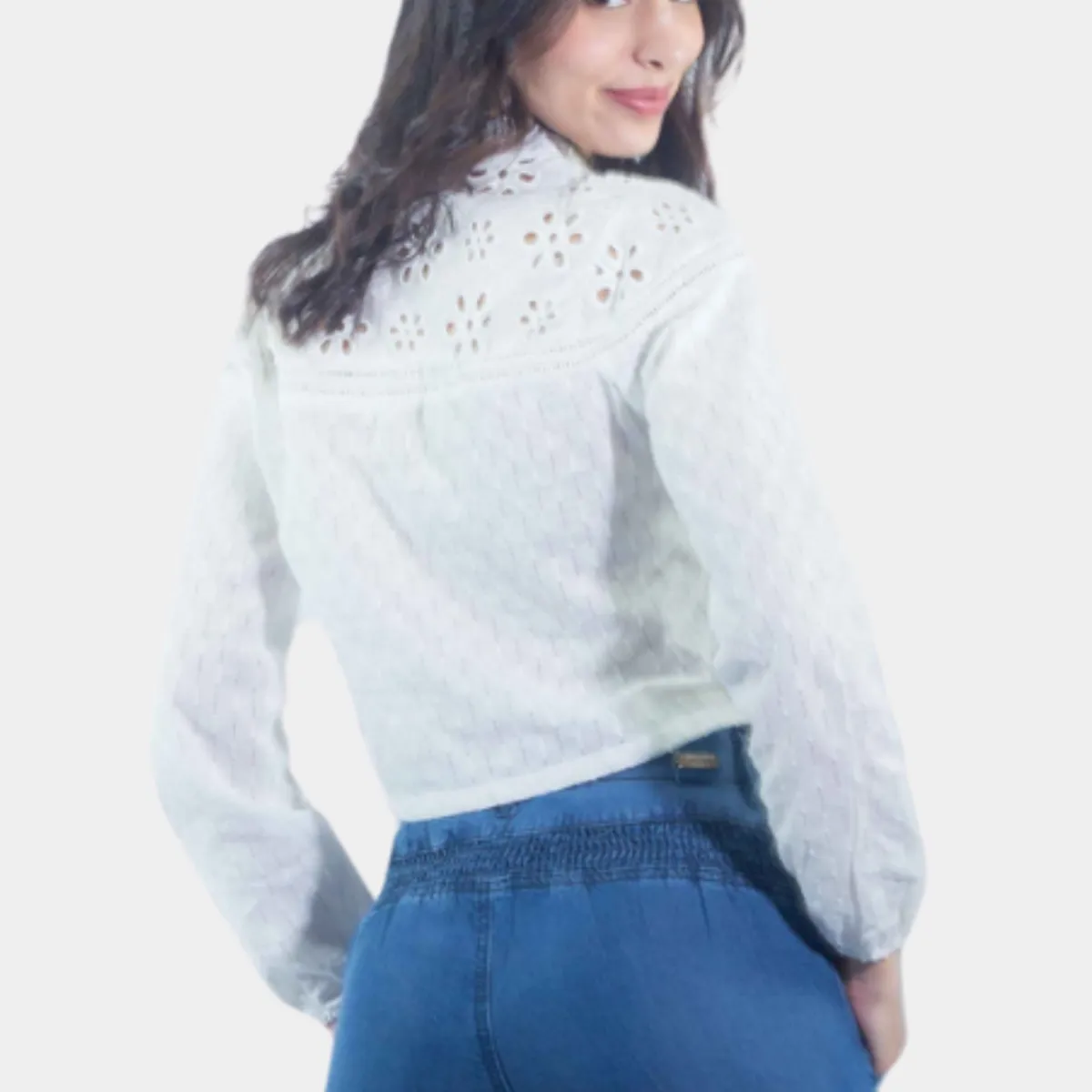 TENTATION - BLUSA BRODERIE CON BOTONES TENTATION_.