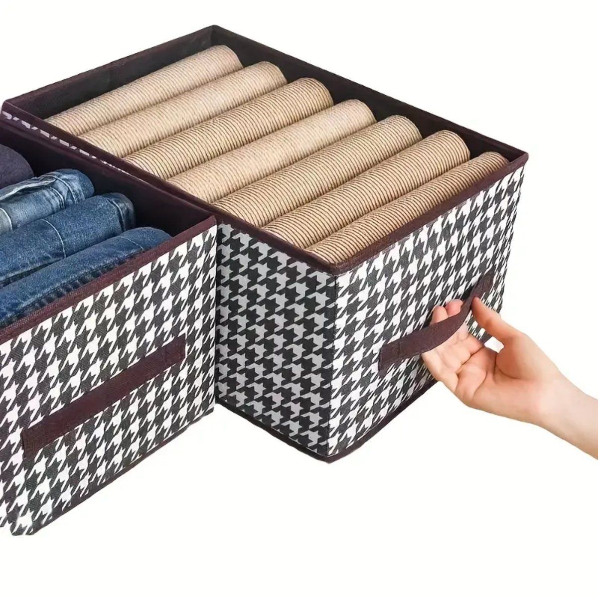 OEM - Caja Cesta de Almacenamiento Organizador de ropa Ahorra espacio