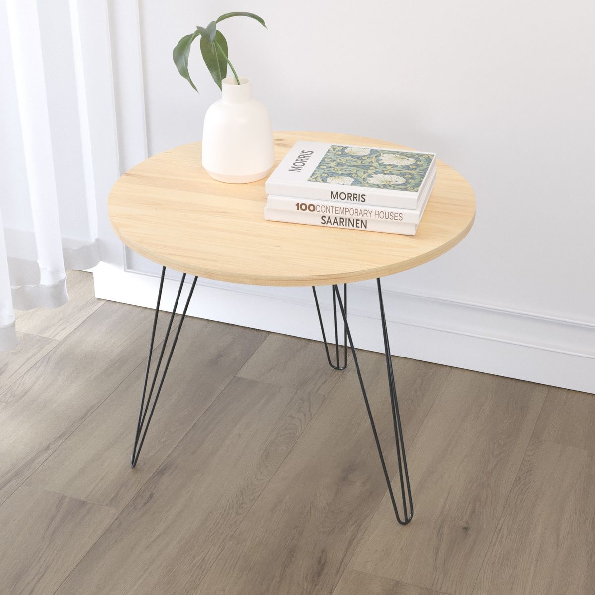 VEKKAHOME - MESA LATERAL BAIXA 535 BEIGE