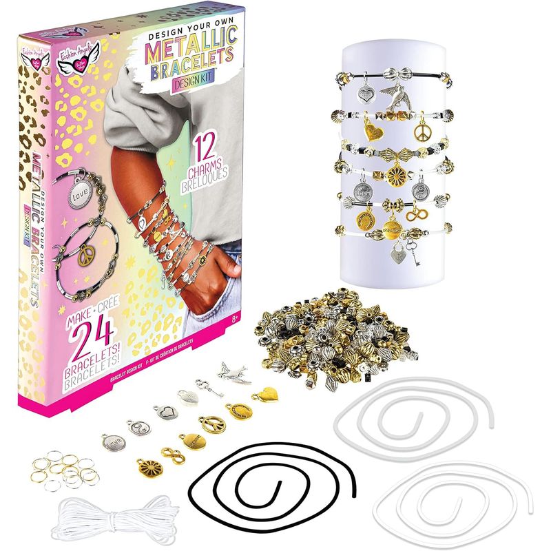 FASHION ANGELS - Set Diseñar Pulseras Metalicas Juguete Niños Fashion Angels