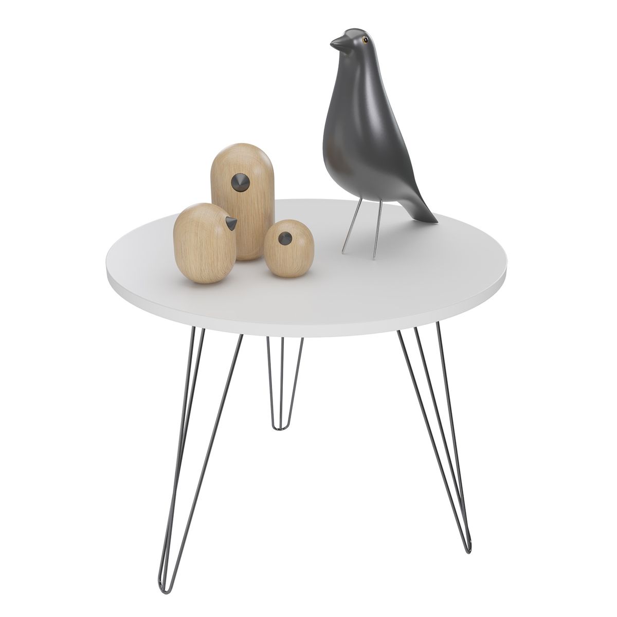 VEKKAHOME - MESA LATERAL BAIXA 535 BLANCA