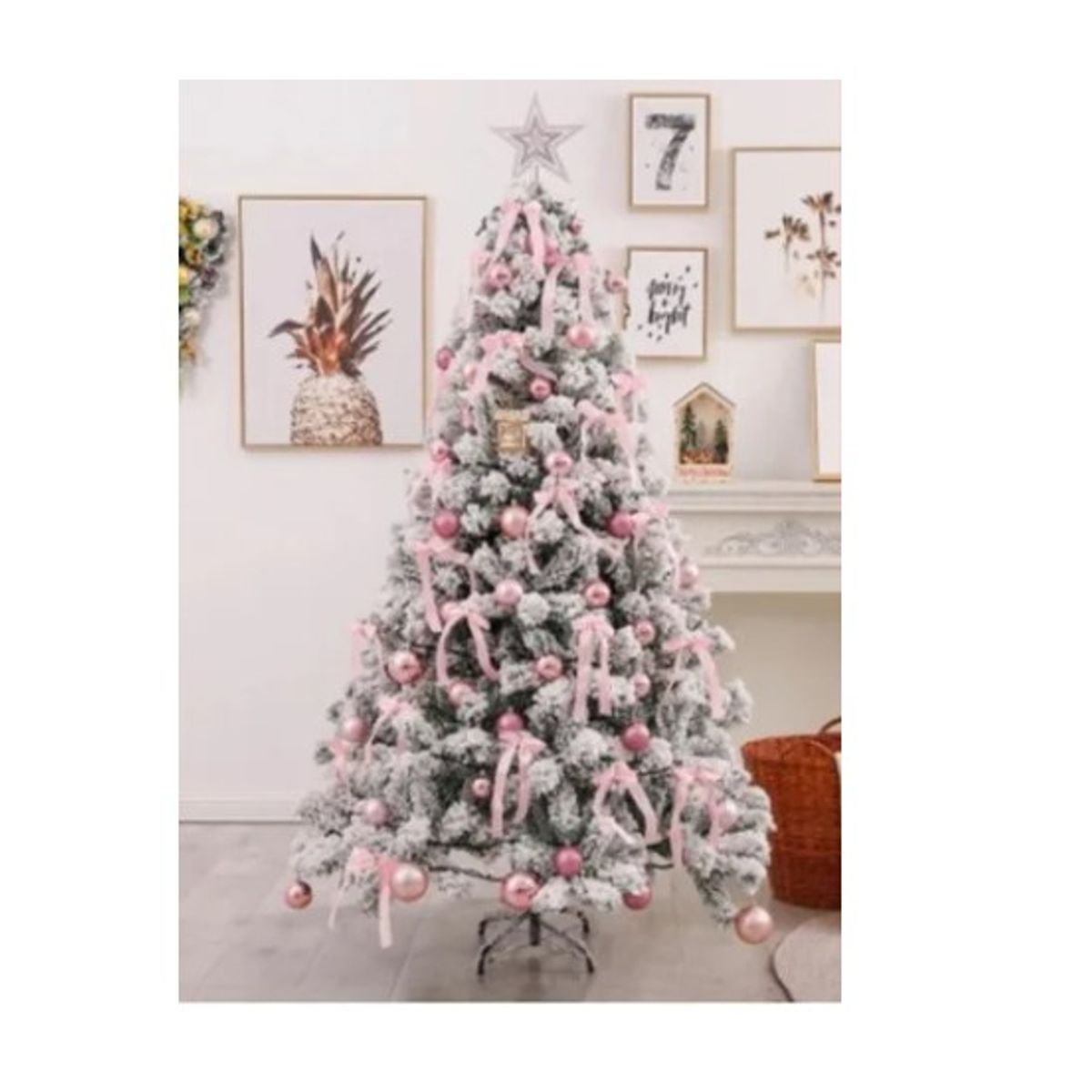 GENERICO - Arbol Navidad Nevado 2.40 Mts Frondosos