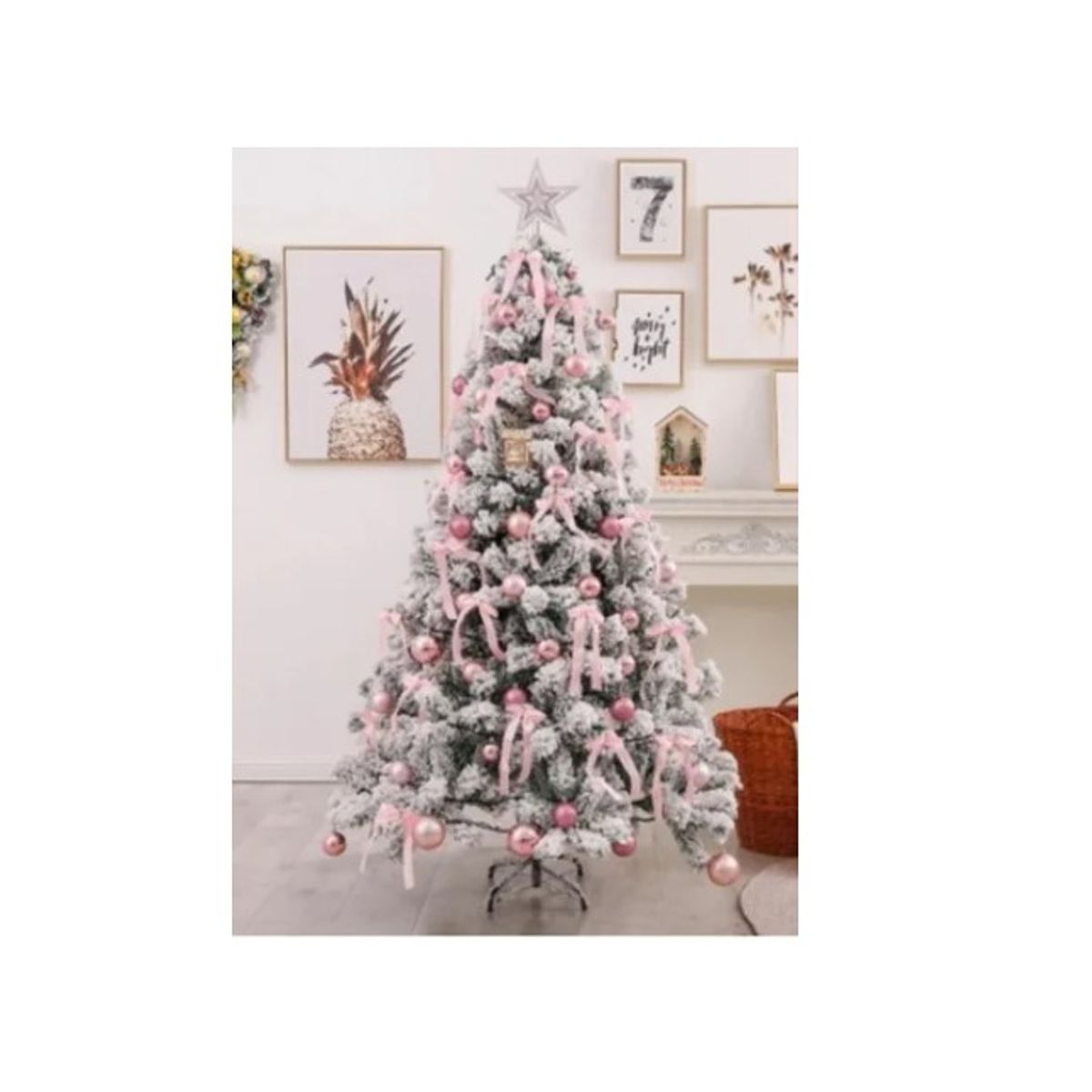 GENERICO - Arbol Navidad Nevado 2.40 Mts Frondosos