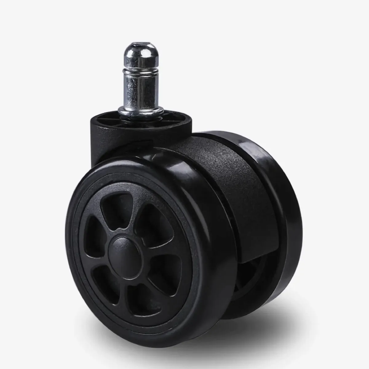 GENERICO - Pack 5 ruedas universal para silla de escritorio y gamer, 60mm