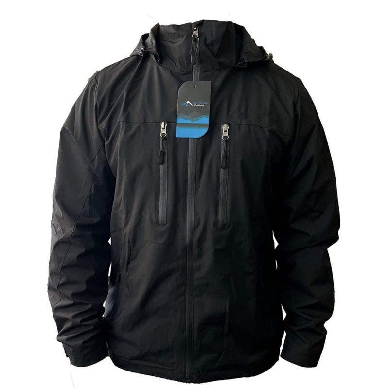 BLUE MOUNTAIN - Chaqueta Outdoor Corta Viento Hombre Termica Impermeable