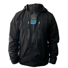 BLUE MOUNTAIN - Chaqueta Outdoor Corta Viento Hombre Termica Impermeable